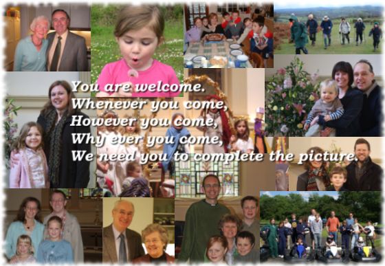 (Alt I) You are welcome, picture montage